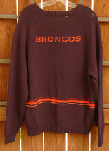 Denver Boncos Sweater-An Original by CL Creations-Blue Orange-Men&#39;s L 42... - £33.62 GBP