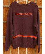 Denver Boncos Sweater-An Original by CL Creations-Blue Orange-Men&#39;s L 42... - £33.62 GBP