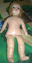 Vintage Doll - Leather Body with plastic Head - $167.75 MXN
