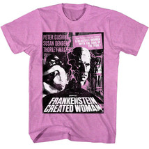 Frankenstein Created Woman Poster Mens T Shirt Hammer Horror Movie Soul of Devil - £22.31 GBP+
