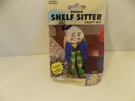 Wooden Shelf Sitter Craft Kit #Cpw6034 &quot;Egg Man&quot; Nip! - £4.63 GBP