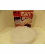 MICROWAVE COOKWARE 8 PCS MICROWAVE BAKING SET NIB! - $10.72 CAD