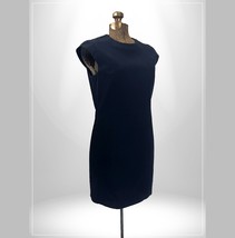 Theory Orinthia Sheath Mini Dress in Nocturne Navy, Size 6 - £64.71 GBP