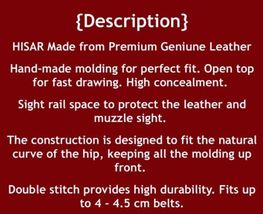 Fits Smith&Wesson M&P Mod.2.0 10mm 4”BBL Paddle Holster Open Top #1635# image 7