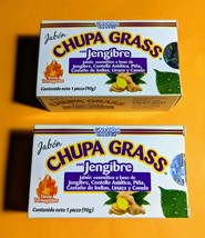 2x Jabon CHUPA GRASS Quemagrasa-Anticelulitis 90G/EA † MEXICAN Formula - $17.99