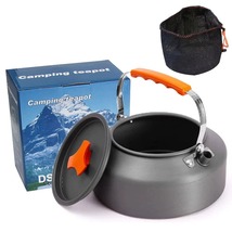 1.1L Hard Anodized Aluminum Camping Kettle | Ultralight 180g Outdoor Teapot - $29.99