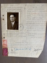 Old Document Romania Professional Certificate 1938 - $19.53
