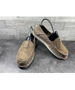 Millie By Very G Loafers Women 6.5M Shoe Brown Gold Cheetah Step On Flat - $27.53 CAD
