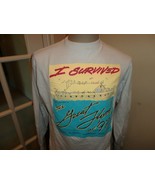 Vtg I Survived the Great Flood of 1997 Ark Hanes Cotton Tshirt Fits Adul... - £28.43 GBP