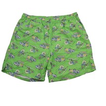 SERO Shorts Men L Swim Trunks Retro Car surfboard Print Casual Lined - £18.72 GBP