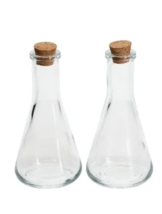 2 PC Small Glass Laboratory Flask - £9.39 GBP