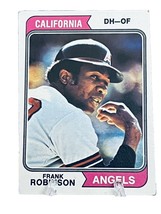 1974 Topps - #55 Frank Robinson California Angels Hof Roty Al Mvp Nl Mvp - £3.18 GBP