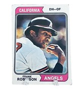 1974 Topps - #55 Frank Robinson California Angels HOF ROTY AL MVP NL MVP - £3.17 GBP