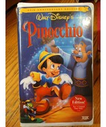 Disney’s Pinocchio VHS Tape 60th Anniversary Edition NIB Clamshell - £8.67 GBP