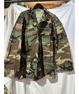 VTG US Army BDU Shirt Jacket 82nd Airborne CIB, Master Parachutist Armor... - $59.39