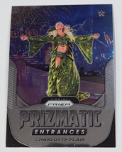 2022 Charlotte Flair Prizmatic Panini Prizm Holo Foil Wrestling Wwe Card W # 11 - £3.17 GBP
