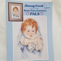Pals Child Kitten Baby Cross Stitch Leaflet 69 Stoney Creek 1993 - £7.85 GBP