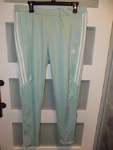 Adidas ClimaCool AshGrn/White Track Pants Size L Women's NEW - $48.95