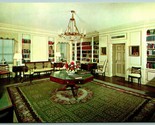 Interior Library White House Washington DC UNP Chrome Postcard H14 - $3.91