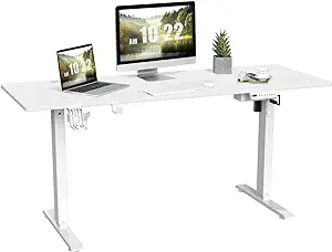 63&#39;&#39; X 24&#39;&#39; Electric Height Adjustable Stand Up Desk Home Office Ergonom... - $277.99