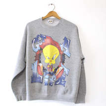 Vintage Get A Life Tweety Looney Tunes Sweatshirt XL - £44.85 GBP