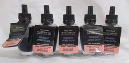 White Barn Bath &amp; Body Works Fragrance Refill Bulb Lot Of 5 Midnight Amber Glow - £36.58 GBP