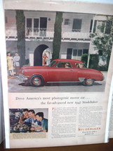 Vintage Studebaker Color Advertisement - 1947 Studebaker Color Advertise... - $12.99