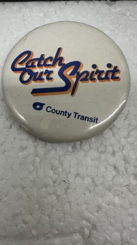 1970&#39;s Seattle Seafair Catch The Spirit County Transit Hydroplane Pinbac... - $4.17