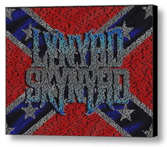 Lynyrd Skynyrd Song List Incredible Mosaic Framed Print Limited Edition w/COA - £15.25 GBP