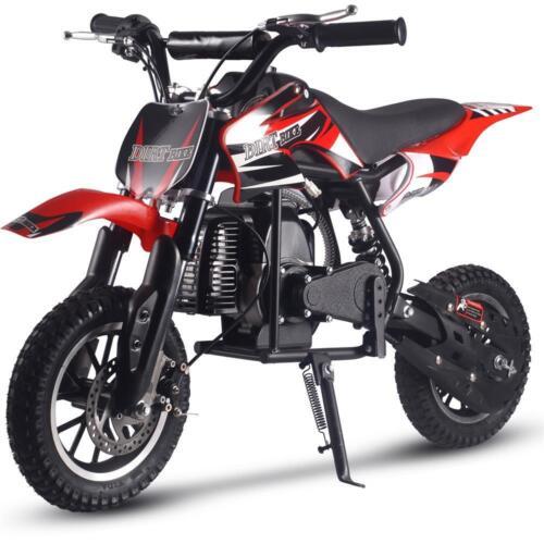 MotoTec Alien Kids Dirt Bike 50cc 2-Stroke Bike in Red - $349.00