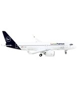 Airbus A320neo Lovehansa White with Dark Blue Tail 1/400 Diecast Model A... - €100,46 EUR