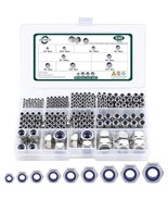 Metric Lock Nut Assortment Kit, 530Pcs Nylon Insert Lock Nuts Set, 304 S... - $35.93
