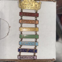 Vtg International Order of Rainbow Girls Merit Award Service Ladder Lapel Pin - £7.78 GBP