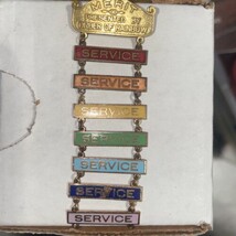 Vtg International Order of Rainbow Girls Merit Award Service Ladder Lape... - £7.73 GBP