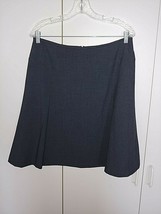 CALVIN KLEIN LADIES CHARCOAL A-LINE POLY/RAYON STRETCH SKIRT-12P-NWOT-LI... - £5.42 GBP