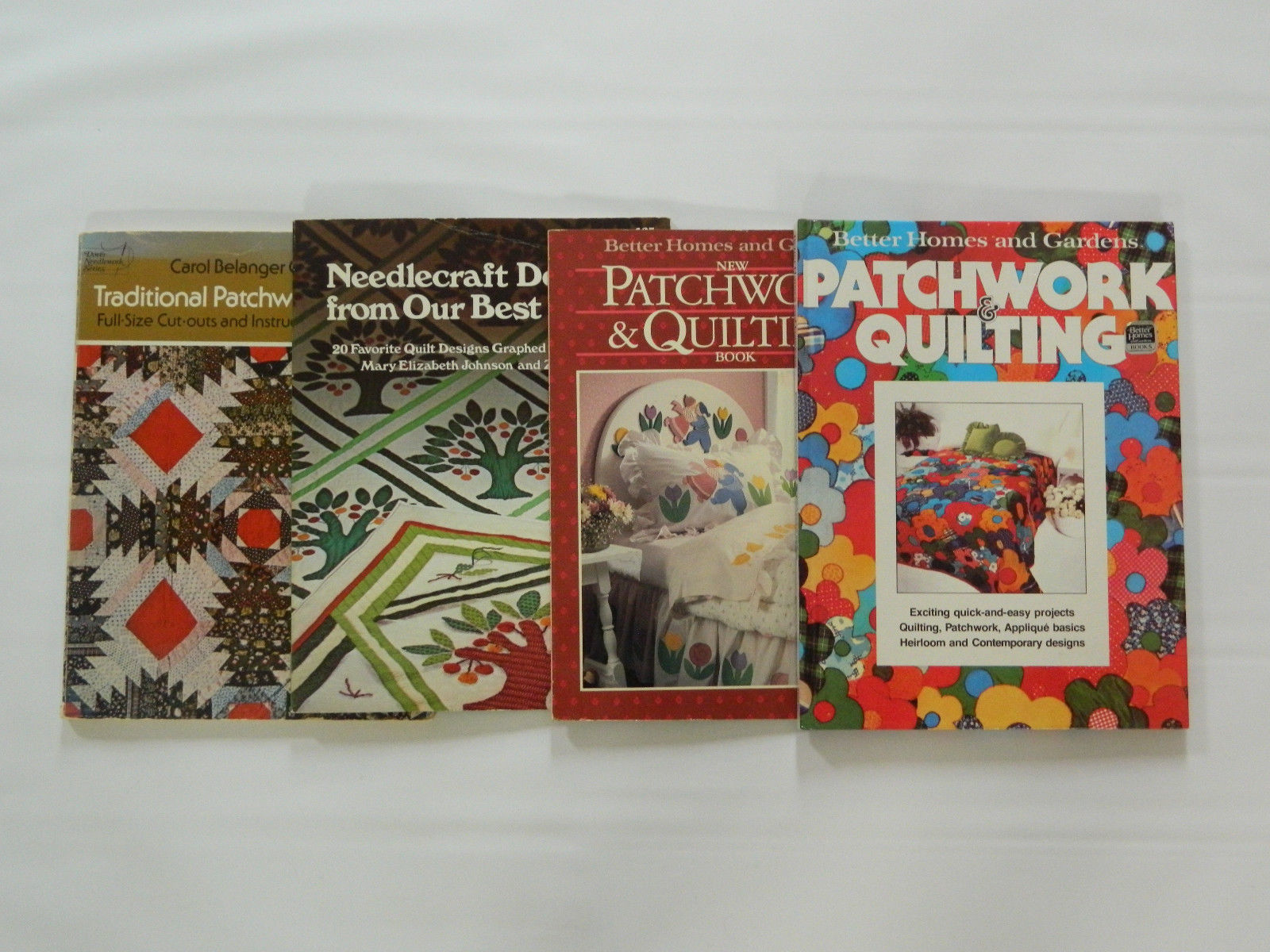 Primary image for Patchwork & Quilting Lot of 4 Hardcover and Softcover Craft Books