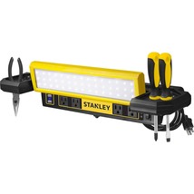 STANLEY PSL1000S Adjustable 45 COB LED Workbench Light with AC Power Out... - £50.60 GBP