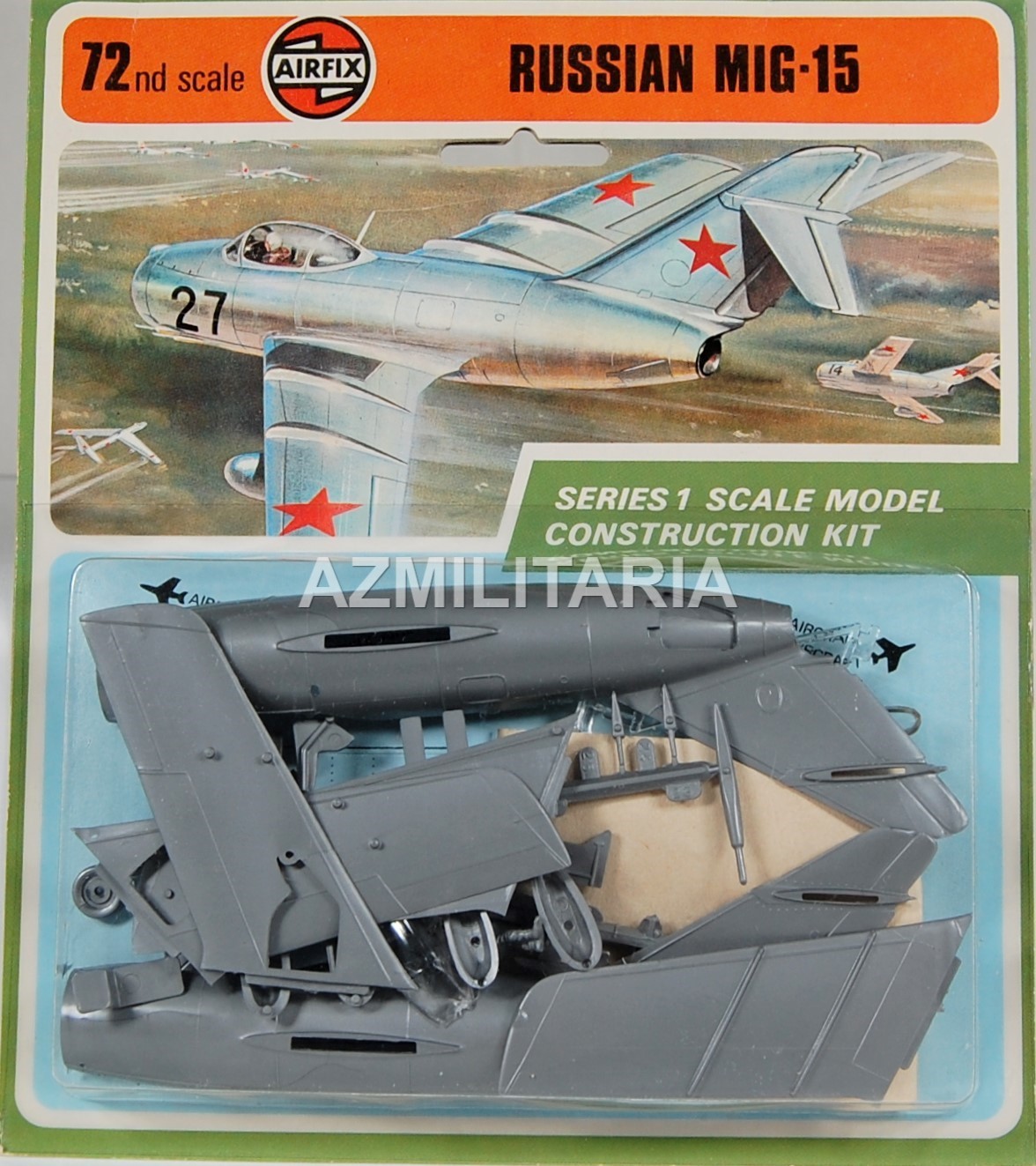 Primary image for Airfix 72nd Scale Russian MIG-15 Series 1 CODE No. 01017-1 