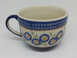 Manufaktura W Bolestawcu Large Mug or Soup Bowl Floral Design Made in Po... - £18.28 GBP