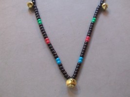 BLACKJACK ~ HORSE RHYTHM BEADS ~ Black with MultiColors ~ Size 54 Inches - $17.00