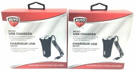 2 Auto Drive Car Charger Micro USB Compatible W/ Any Android &amp; Apple iOS... - $13.46