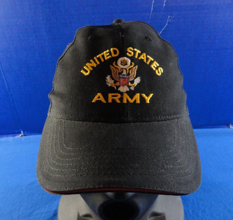 BAYSIDE US ARMY BLACK HOT WEATHER SUN EMBROIDERED CAP HAT SNAPBACK ADJUS... - $16.82