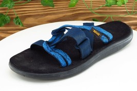 Teva Sz 9 M Blue Strappy Fabric Women Sandals - £23.22 GBP