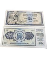 1978 Yugoslavia  50 Dinara Socialist Yugoslav Communist Banknote UNC - $2.81