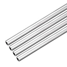uxcell 4Pcs 6063 Seamless Aluminum Round Straight Tubing Tube 1 Feet Length 0.23 - £23.58 GBP
