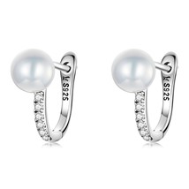 BISAER 925 Silver CZ Star Earrings Heart Stud  Earrings For Women Silver S925 Or - £17.45 GBP