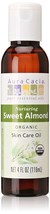 Aura Cacia Organic Sweet Almond Oil | GC/MS Tested for Purity | 118ml (4 fl. oz. - £23.97 GBP
