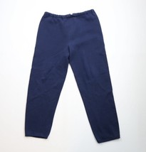 Vintage 90 Russell Athletic Mens Large Blank Sweatpants Joggers Pants Bl... - $44.50