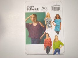 Butterick Womens B5889 Sewing Pattern Shirt Top Tunic Size Xs S M Uncut - £7.90 GBP
