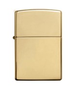 Zippo Windproof Lighter High Polish Brass w/o Solid Brass EngravedHigh P... - $869.74 MXN
